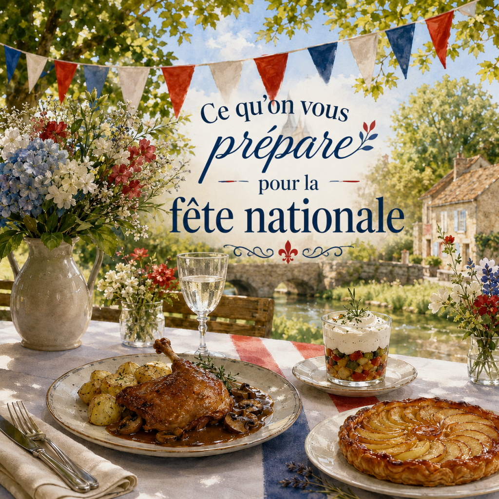 RDV le 14 JUILLET pour notre repas republicain OFFERT
