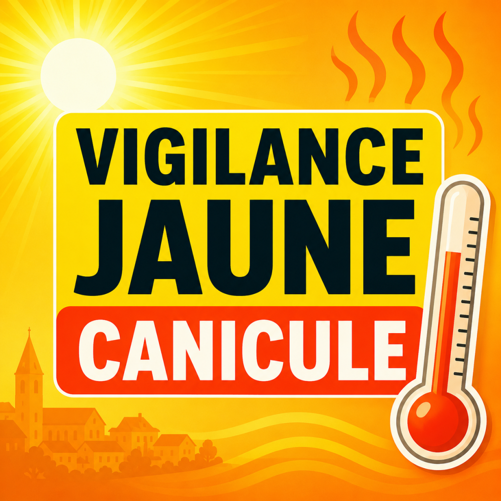 CANICULE : VIGILANCE JAUNE