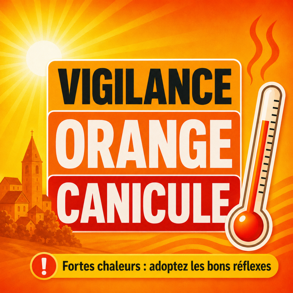 CANICULE : VIGILANCE ORANGE